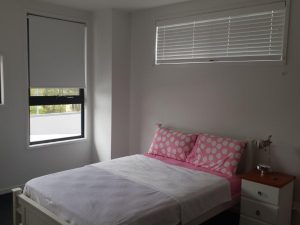 wood and roller blinds 300x225 - New York Ecowood Venetian Blinds